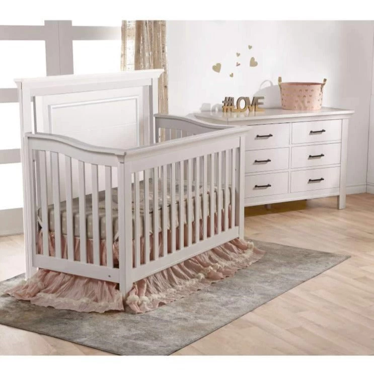 Pali Como Flat Forever Crib + Double Dresser Set 4 Pali Como Flat Forever Crib + Double Dresser Set - Image 2