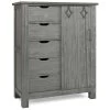 Dolce Babi Lucca Chifforobe 1 Dolce Babi Lucca Chifforobe -Kid Furniture lucca chifferobe grey