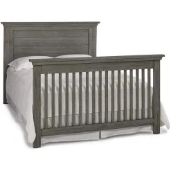 Dolce Babi Lucca Convertible Flat Top Crib -Kid Furniture lucca full size bed grey