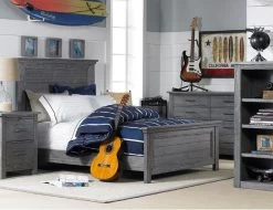 Dolce Babi Lucca Full-Size Bed -Kid Furniture lucca full bed grey d00ac635 dc8c 4cb2 9503 3c14b1a2c396