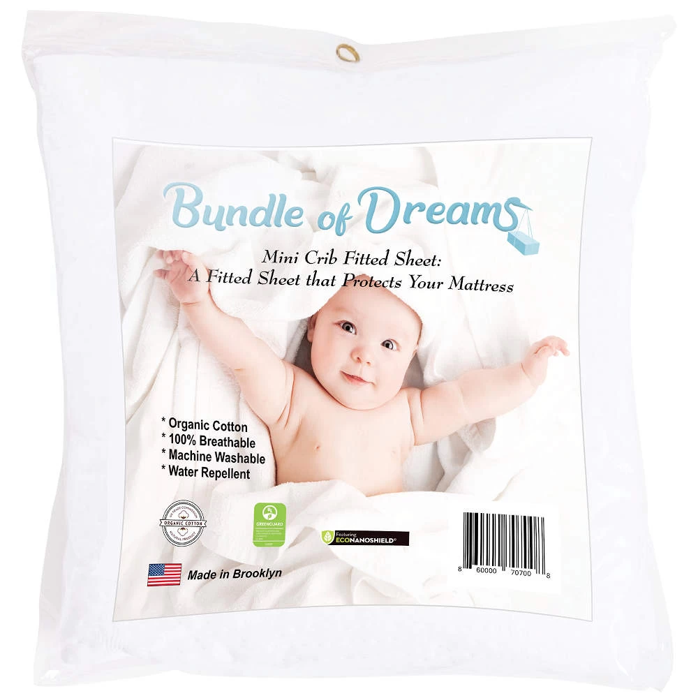 Bundle Of Dreams Organic Cotton Fitted Mini Crib Sheet 3 Bundle Of Dreams Organic Cotton Fitted Mini Crib Sheet