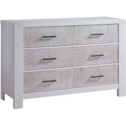 Natart Rustico Moderno Double Dresser -Kid Furniture natart rustico 6drawers white ecorce imgbank 3000x3000 1 4144abdb 11b8 448e 89ba 2f67ac02e142