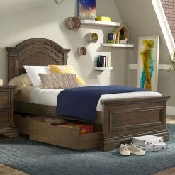 Westwood Design Olivia Arch Top Twin Bed -Kid Furniture olivia twin bed room scene